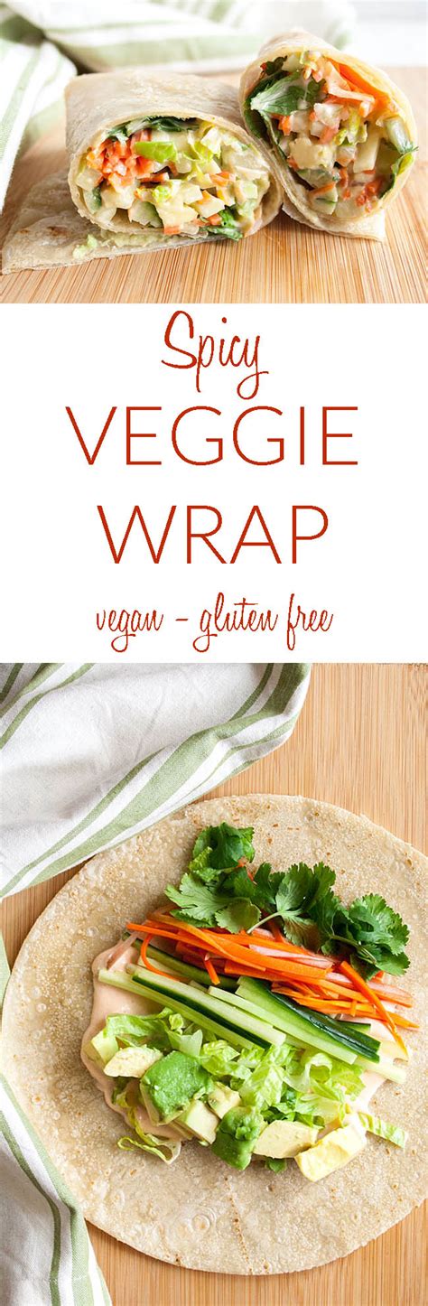 Spicy Veggie Wrap - Create Mindfully