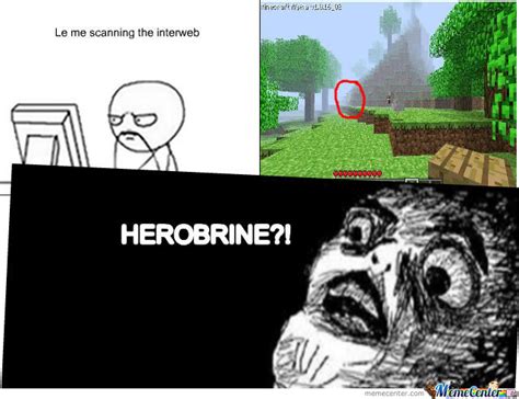 Minecraft Memes Herobrine