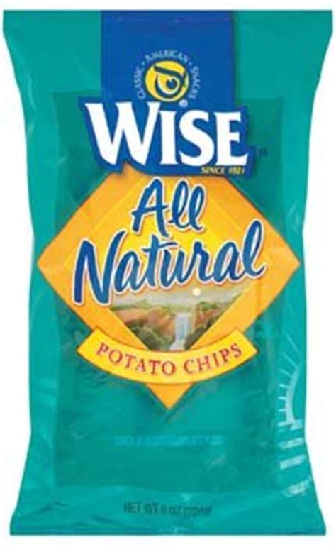 Wise All Natural Potato Chips (28140) 8 oz (Pack of 6) $18.60