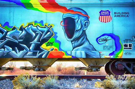 Train Graffiti Art