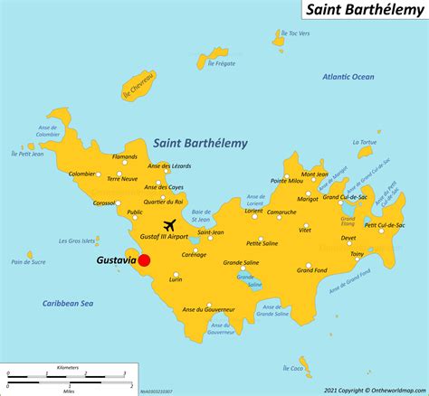 Saint Barthélemy Map | France | Maps of St. Barts