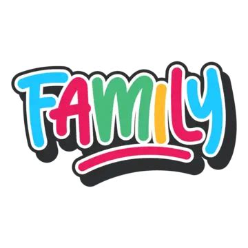 Family Text PNG Transparent Images Free Download | Vector Files | Pngtree