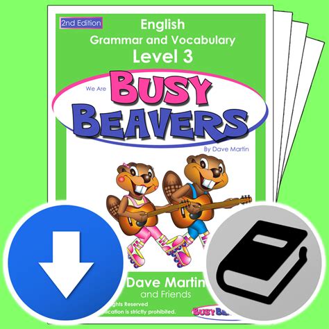 Download Textbook | English Level 3 | $9.99 USD – BusyBeavers.Shop