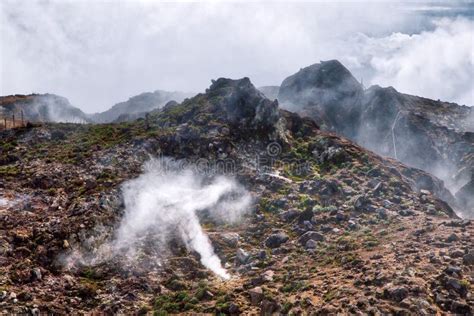 Active Volcano in Guadeloupe Stock Photo - Image of tourism, park: 261616466