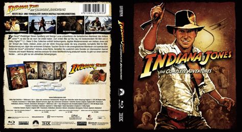 Indiana Jones 1-4 DE Blu-Ray Cover - DVDcover.Com