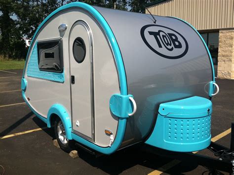 Little Guy Teardrop Camper - BLUE! | Teardrop trailer, Mini camper, Tiny trailers