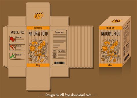 Food box packaging template free vector download (34,634 Free vector) for commercial use. format ...