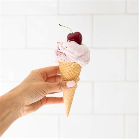 Vanilla Cherry Ice Cream - Fraiche Living