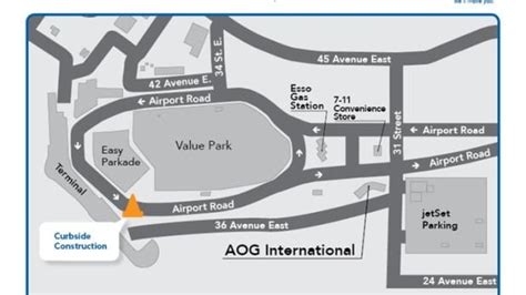 Edmonton International Airport Map