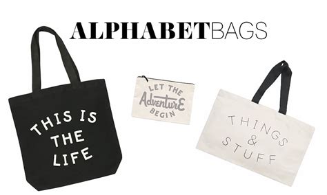 Alphabet Bags - Quirky Shops