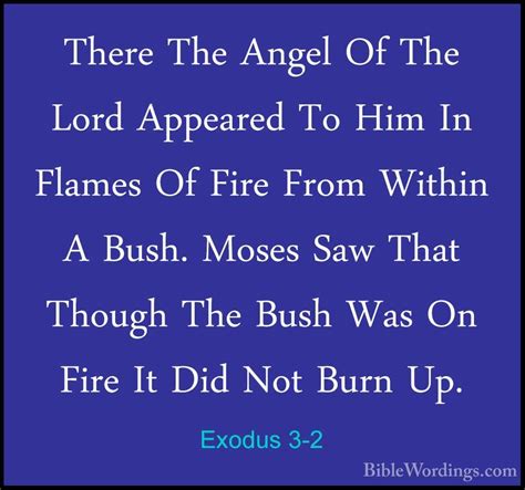 Exodus 3 - Holy Bible English - BibleWordings.com