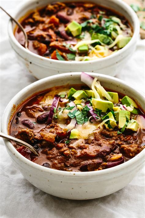 Best Ever Chili Recipe - Downshiftology