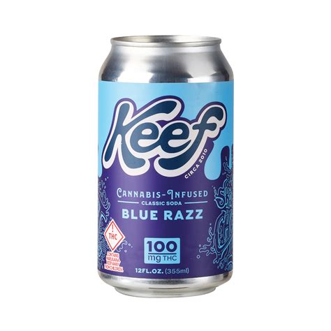 Keef Classic Soda - Blue Razz 100mg | Leafly