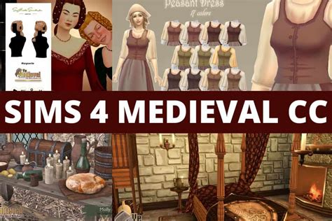 40+ Sims 4 Medieval CC: Embark On An Epic Journey - We Want Mods