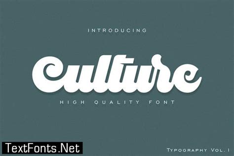 Culture Font