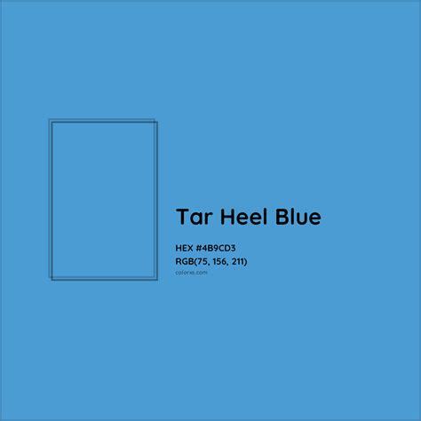 Tar Heel Blue Complementary or Opposite Color Name and Code (#4B9CD3) - colorxs.com