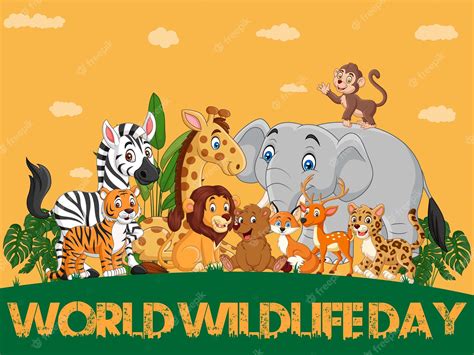 Premium Vector | World animal welfare day concept vector poster