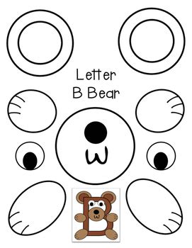 Printable Letter B Crafts Bear