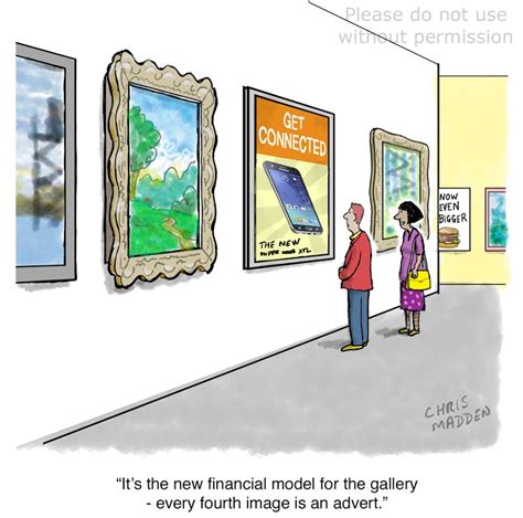 Art gallery funding cartoon