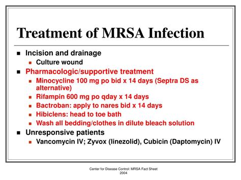 Mrsa Treatment