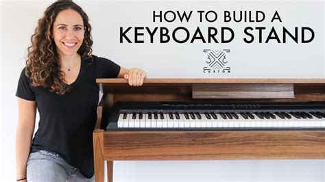 Building a Keyboard Stand // Woodworking // DIY Project - YouTube