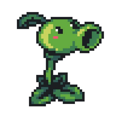 Peashooter - PvZ Fan Art by JustBlocky on DeviantArt