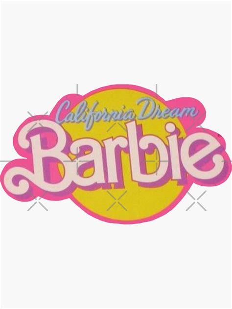 "Vintage Barbie Logo" Sticker for Sale by liatsalama | Redbubble