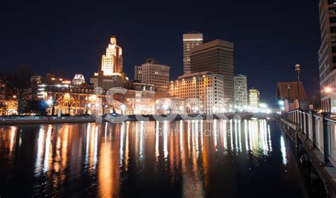 Providence, Rhode Island Skyline At Night Stock Photo | Royalty-Free | FreeImages