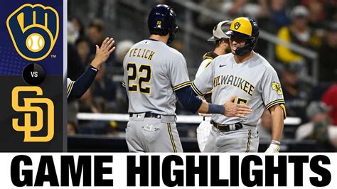 Brewers vs. Padres Game Highlights (5/24/22) | MLB Highlights - Win Big ...