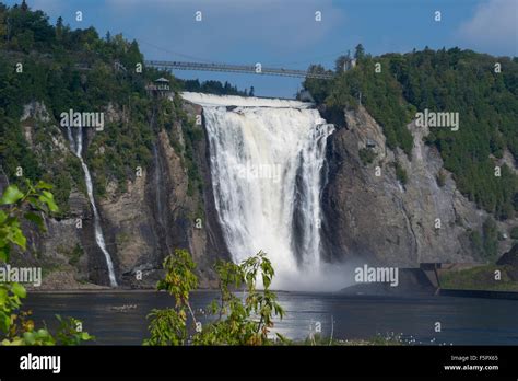 Canada, Quebec, Quebec City, Montmorency Falls Stock Photo - Alamy