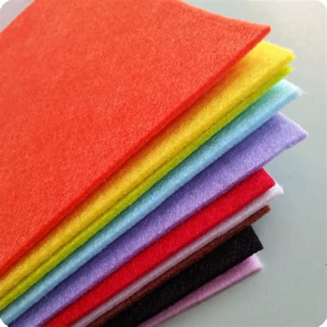 Aliexpress.com : Buy 2MM Thick Felt Fabric 10 Sheets 30cm x 30cm Pick ...