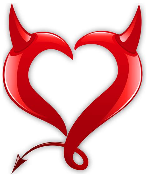 Corazón del diablo PNG imagen prediseñada | EMOTICONES - SMILEYS ...