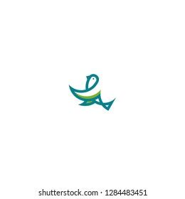 Simple Bird Logo Stock Vector (Royalty Free) 1284483451 | Shutterstock