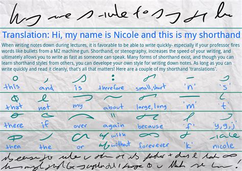 ShortHand, Stenography Example by i-Moosker on DeviantArt