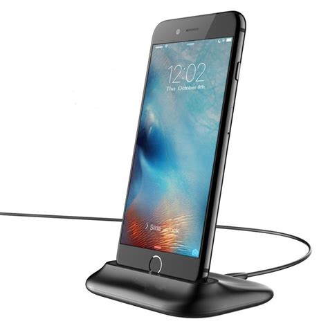 Amazon.com: Desktop Chargeing Station, 2.4A Max Lightning Charging Dock Charger Stand Cradle S ...