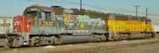 Freight Engine with Graffiti | Freight Train Engine with Graffiti | Freight Train Graffiti Photo ...