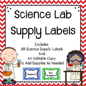 Labels - Science Lab Supplies by Educating Everyone 4 Life | TpT