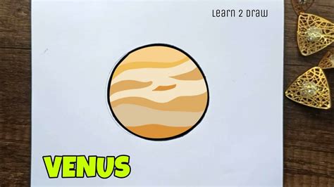 How to draw VENUS - Easy Drawing videos for all - Learn to draw Planets ...