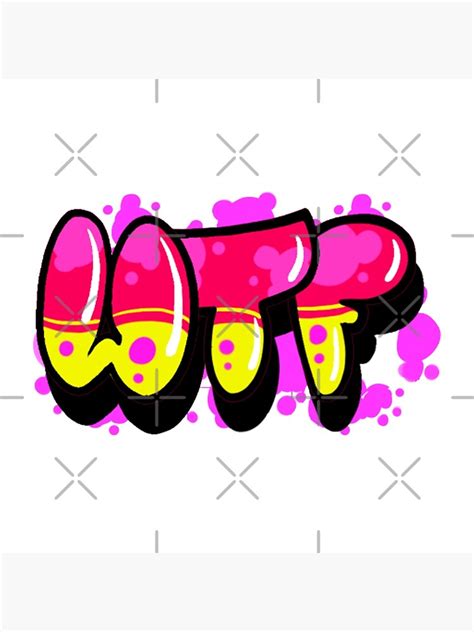 "WTF Graffiti" Art Board Print for Sale by Mooostickers | Redbubble