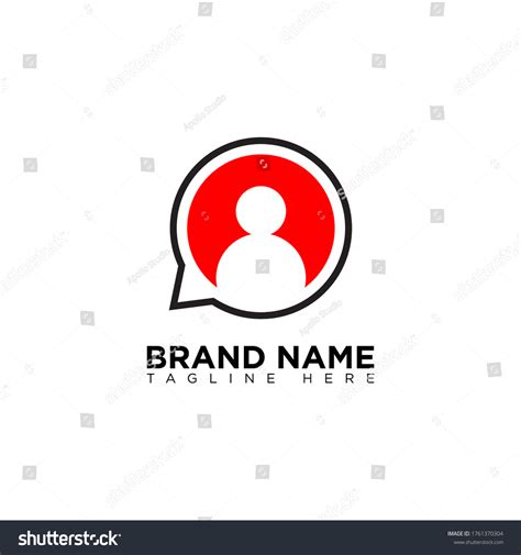 Live Chat Logo Design Template Stock Vector (Royalty Free) 1761370304 | Shutterstock