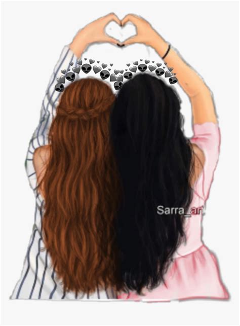 #melhores Amigas - Bff Best Friend Stickers, HD Png Download , Transparent Png Image - PNGitem