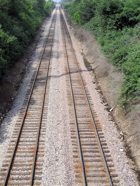 Railroad Tracks Free Stock Photo - Public Domain Pictures