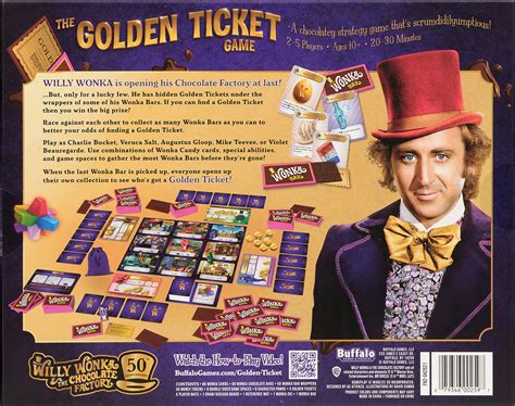 Buffalo Games - Willy Wonka's The Golden Ticket Game- Buy Online in United Arab Emirates at ...