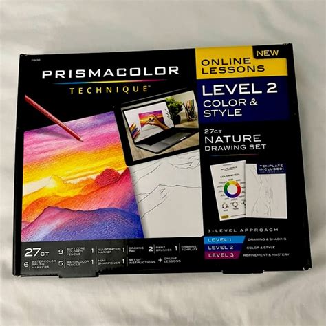 PRISMACOLOR TECHNIQUE | Art | Prismacolor Technique 27 Count Nature Drawing Set Level 2 New ...