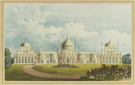 NASH, John (1752-1835). The Royal Pavilion at Brighton. [London: 1826 ...