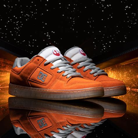 Mens DC x Star Wars™ Manteca 4 Skywalker Skate Shoe - Orange | Journeys