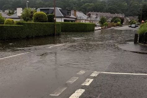 Edinburgh flooding: Shocking picture shows how badly parts of the capital have been hit ...