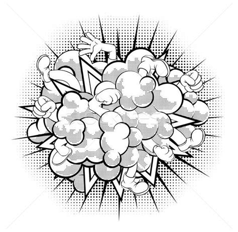 Comic Cloud Vector at Vectorified.com | Collection of Comic Cloud ...