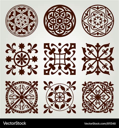 Gothic style elements Royalty Free Vector Image