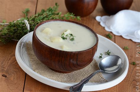 Creamy Potato Onion Soup - An Edible Mosaic™